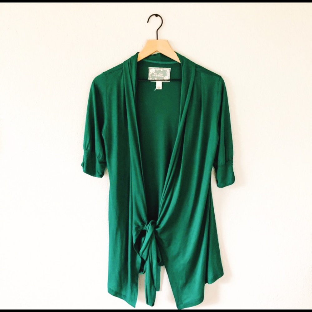 Anthropology Deletta Wrapped/Top/ Cardigan.